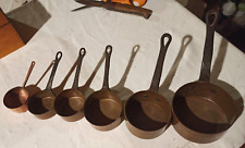 Lot De 5 Mini Casserole En Cuivre Vintage PLUS UNE .