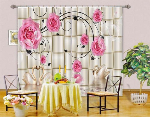 Délectable ballon rose - rose, 3d