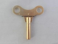 Clef, clé laiton pour horloge