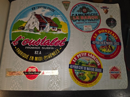 Ancienne etiquette fromage - ancienne,