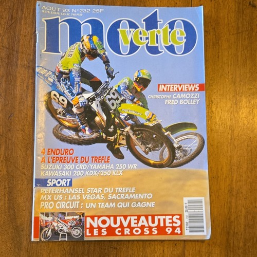 Moto verte août 1993 232 - moto, n°232
