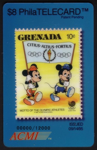 Grenade disney envoi timbre - grenade,