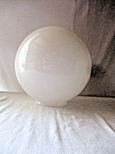  GRAND GLOBE POUR SUSPENSION LAMPE  OPALINE -ART DECO-LOFT-ATELIER ECOLE TBE25cm