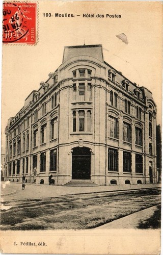 Cpa moulins hotel - hotel, des