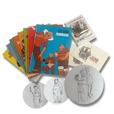 Les vieux fourneaux Tome 1 à 8  - Dédicacé avec ex libris, figurines et DVD - EO