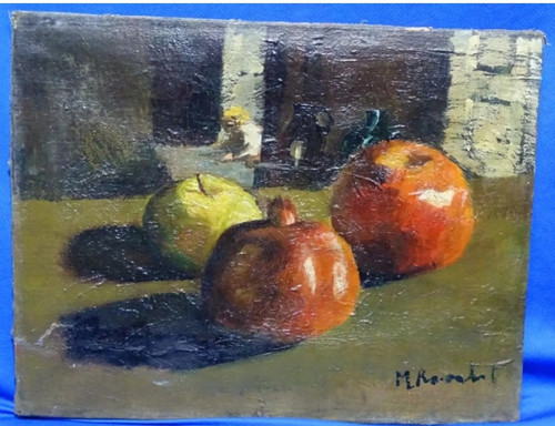 Tableau ancien huile nature - tableau,