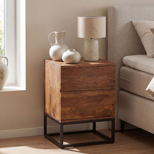 Finebuy table nuit bois - table, de