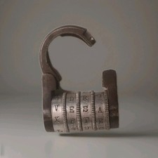 cadenas à Code Inventé Par Edme Régnier (inventeur, ingénieur français) Fin XIXe