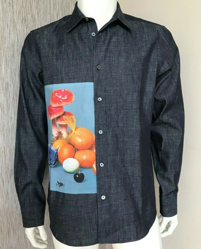 Chemise denim indigo paul - denim,