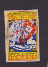 Ancienne   étiquette   allumettes Portugal  BN34054 Voilier Caravelle 