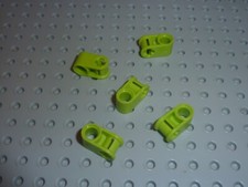 5 LEGO TECHNIC lime axle joiners ref 6536 set 7707 8649 8256 8049 8961 8190 8060