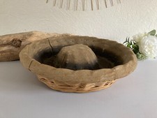 1024⚜️ Décoration Ancienne Panière à Pain Couronne De Boulanger Ø 32 Cm