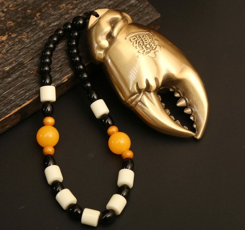 Brass crab claw handle - , piece