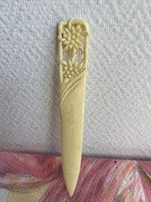 Ancien Coupe Papier Cadum Savon Bébé Pub Décor Edelweiss Collection 