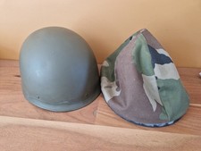 Casque F1 + couvre casque Centre Europe Dunois Gallet 1991 militaria complet
