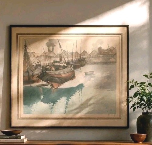 Gravure couleur hebbelinck - gravure,