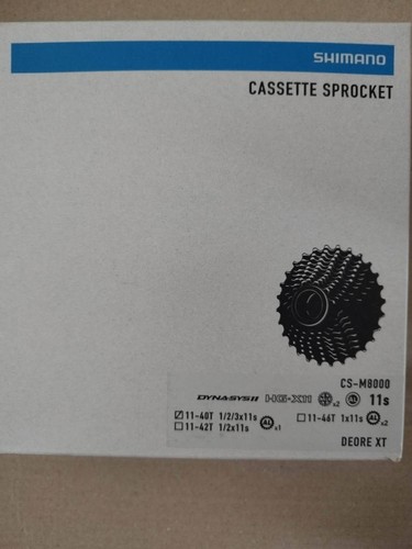 Pour pignon m8000 11 40t - xt, 11-40t