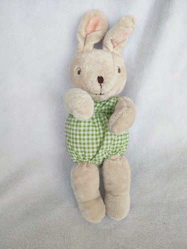 Doudou peluche lapin beige - peluche,