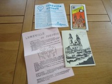 LORRAINE LOT X 4 DEPLIANTS