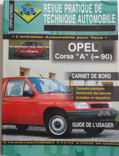 revue pratique de technique automobile RTA  Opel CORSA A avant 1990