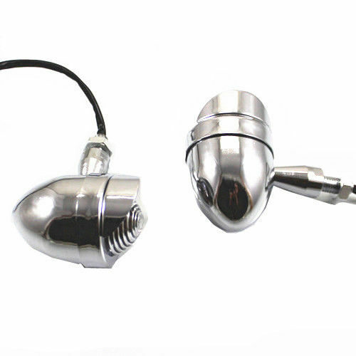 Universal chrome moto bullet - chrome,