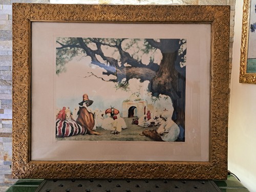 Rare lithographie orientale - rare,