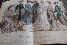 1902 Journal Des Demoiselles avec 14 gravures dont des doubles pages