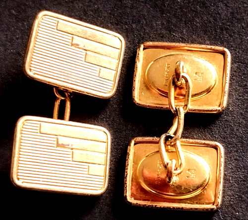 Boutons manchette vintage - manchette,