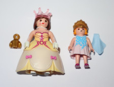 Playmobil Figurine Personnage Lot Reine + Enfant Princesse & Accessoires