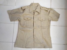 Guerre d'Indochine : chemisette fabrication locale des Troupes coloniales