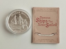 2014 Tuvalu 1 Dollar Silver Oz Ships That Never Sailed Gloria Scott