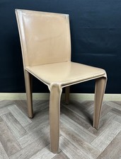 Chaise 412 Cab - Arper - Cassina - Cuir - Vintage Design