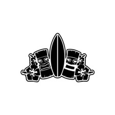 Tiki planche surf totem - planche, de