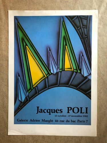 Jacques poli offset lithograph - offset,