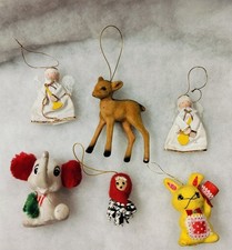 anciennes décos de sapin de Noël vintage lot ZM14