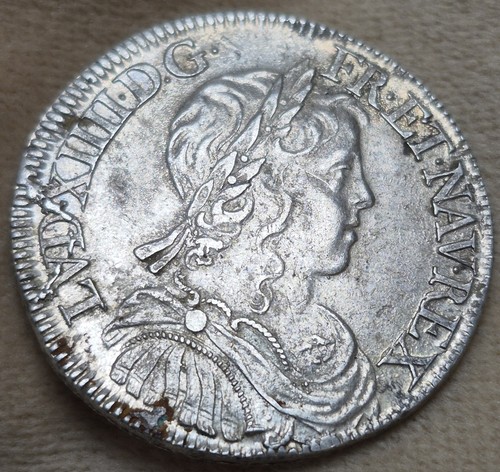 Demi écu louis xiv 1653 - xiv, y