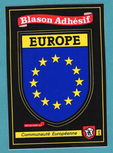 Blason adhésif europe des - blason,
