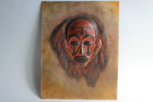 Tableau cuivre repoussé