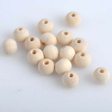 50 Perles en Bois 5mm Couleur