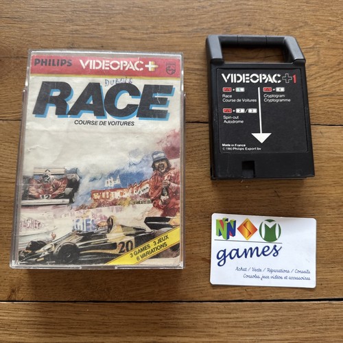 Jeu philips videopac race - jeu,