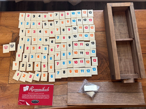 Rummikub wooden box - rummikub,