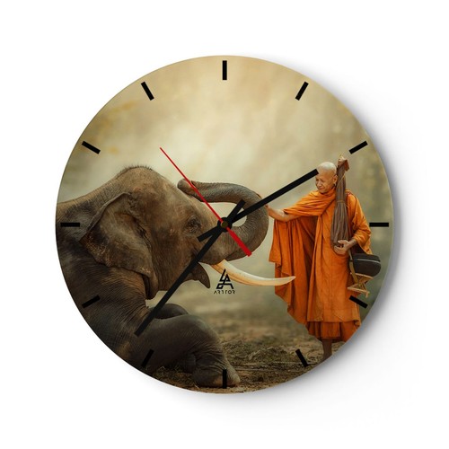 Horloge murale verre - horloge,