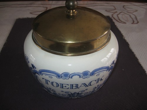 Ancien pot tabac - ancien,