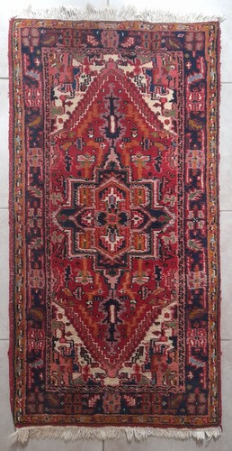 Tapis indien heriz - indien, noué