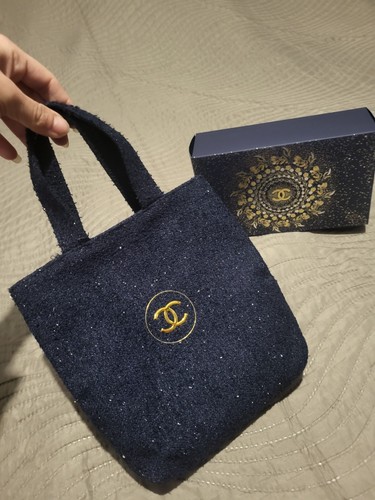 Trousse tote tweed chanel - trousse,