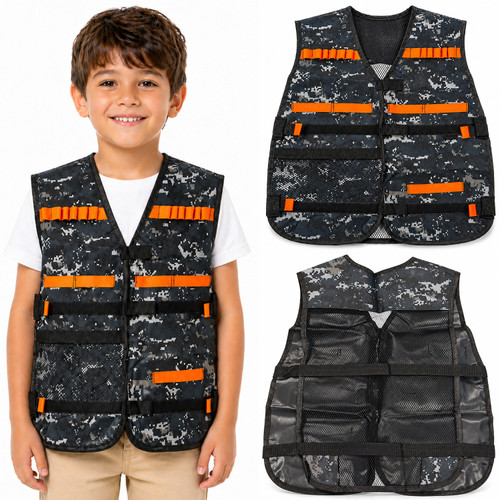 Neuf gilet nerf bleu tactical - nerf,