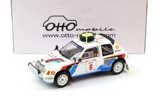 1:18 OTTO Mobile OT1161 Peugeot 205 T16 Salonen #6 Rally Safari 1985 Blanc