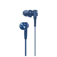Casque intra-auriculaire SONY MDR-XB55 Bass Booster bleu NEUF du Japon F/S