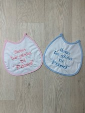 Bavette bébé imprimée