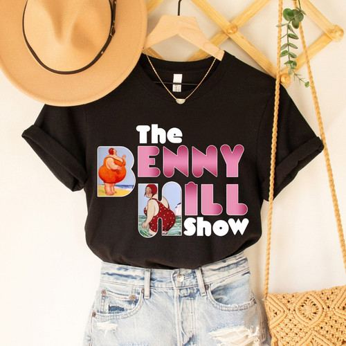Shirt benny hill logo - hill,